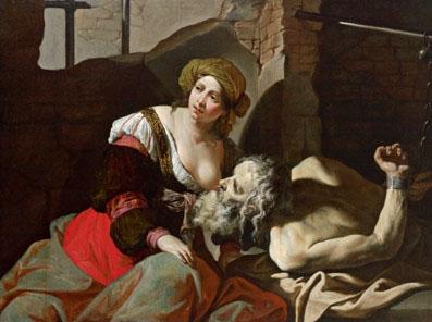 Bernardino Mei Caritas romana oil painting image